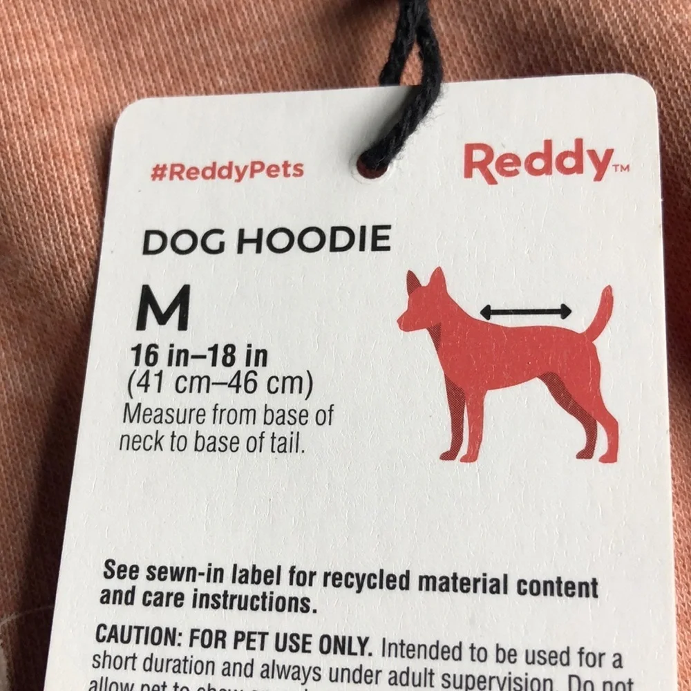 NWT Best Friend Ever Dog Hoodie M